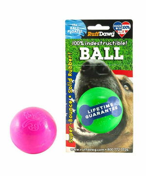 Ruff Dawg Ball - Assorted Colours| Dog Accessories|Brand: Jacks