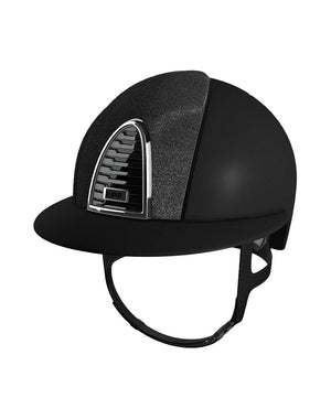 KEP Cromo 2.0 Textile Helmet with Star Front - Wide Brim, Black/Black.