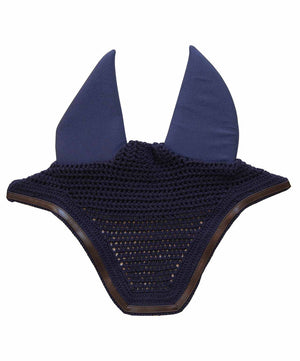 Kentucky Wellington Soundless Fly Veil with Leather, Dark Navy.
