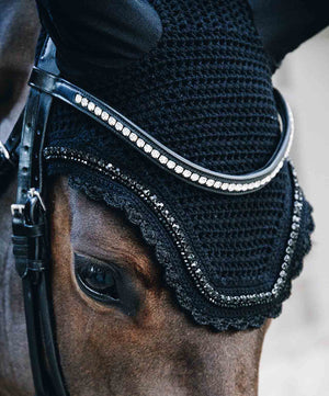 Kentucky Horsewear Wellington Soundless Stone & Pearl Fly Veil.