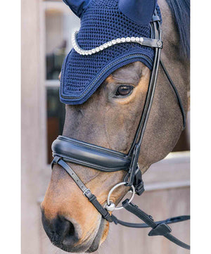 Kentucky Fly Veil Wellington Metal Chain, Navy.