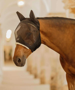 Kentucky Horsewear Skin Friendly Fly Mask with Ears.