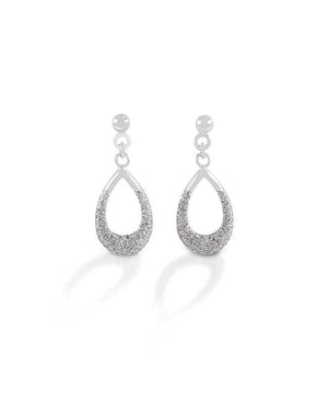 Kelly Herd Pave Loop Earrings| Horse Jewelry|Brand: Kelly Herd Jewellry