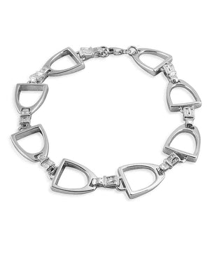 Kelly Herd Large Stirrup Bracelet.