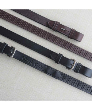 Black Oak Pebble Grip Reins 3/4