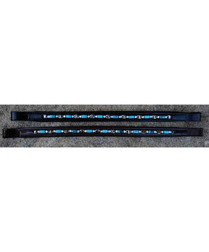 Red Barn Blue Bead and Crystal Browband| Browbands|Brand: Red Barn