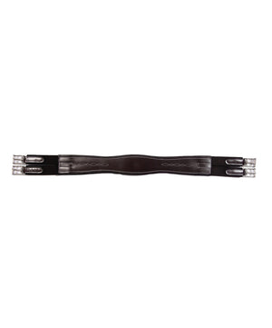 Black Oak Fancy Leather Hunter Girth, Brown.