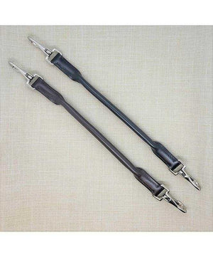 Black Oak Pommel Strap with Clips.