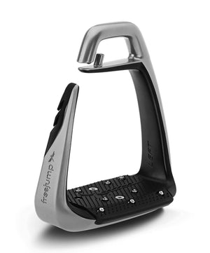 Free Jump Soft Up Classic Stirrup Plus, Black/Silver.