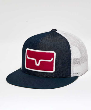 Kimes Ranch Banner Ventilated Denim Hat.