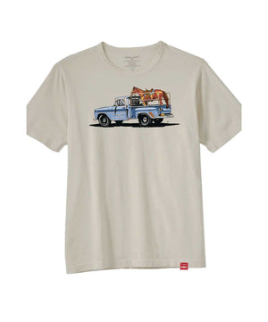Kimes Ranch Mens Lucky B T-Shirt, Natural, front.