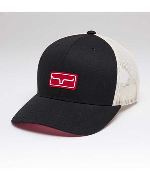 Kimes Ranch Team Pro Trucker Hat, Black.