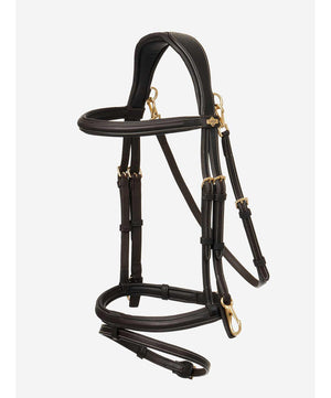 LeMieux Kudos Work Bridle, Brown.