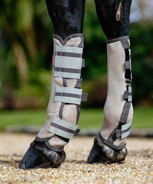 LeMieux Arika Mesh Fly Boots, Stone.