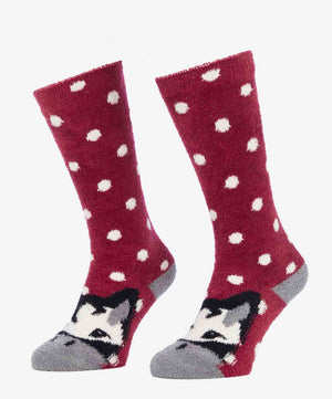 LeMieux Fluffy Character Adult Socks, Razzle.