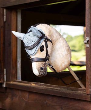 LeMieux Hobby Horse Fly Veil, Glacier.