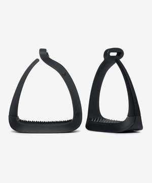 LeMieux VectorFlex Stirrup, Black, pair.