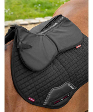 LeMieux ProSorb Plain Half Pad with Pockets, Black.