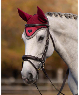 LeMIeux Loire Satin Fly Veil FW24, Ember.