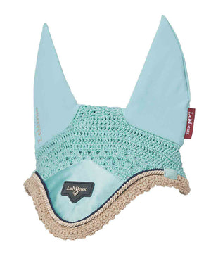 LeMieux Loire Satin Fly Veil SS25, Aqua.