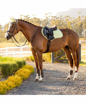 LeMieux Close Contact Luxury Suede Feel Square Saddle Pad SS26.