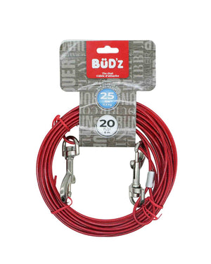 Bud'Z 20ft Dog Tie Out (Up To 25lbs)