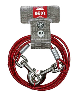 Bud'Z 10ft Dog Tie Out (Up To 250 Lbs)