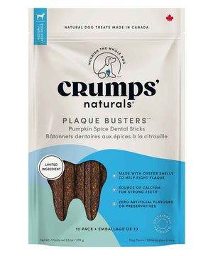 Crumps Plaque Busters with Pumpkin Spice Dental Sticks 10 pc 7