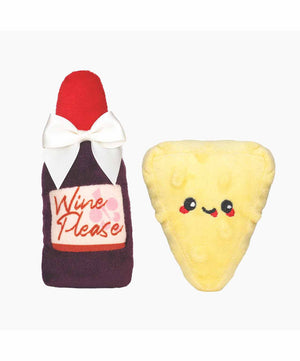 Hugsamart Meow Buddies Kitten Party 2 Pack - Wine & Cheese.