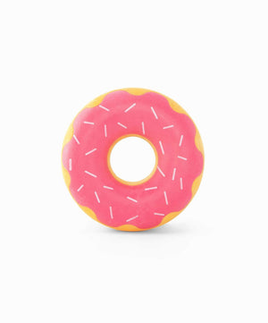 Zippy Paws Tuff Dog Toy, Strawberry Donut.