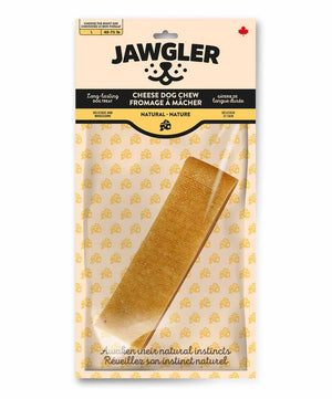 Jawgler Cheese Dog Chew Natural, Large 130g.