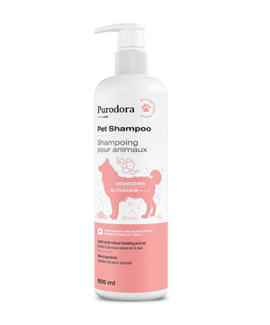 Puradora Lab Pet Shampoo, Deshedding, Pomegranate & Blackcurrant.