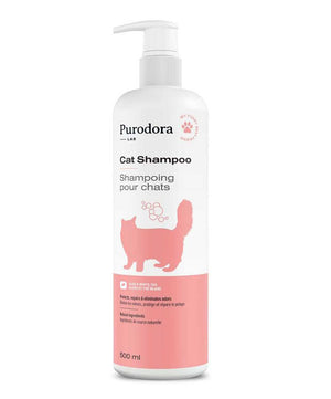 Puradora Lab Cat Shampoo, Hypoallergenic, Aloe & White Tea.