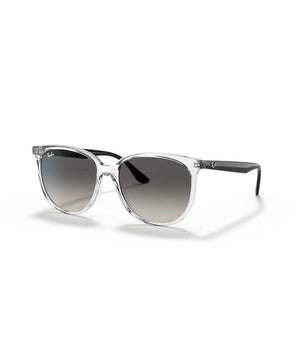 Ray-Ban 4378 Sunglasses, Transparent, Grey Gradient.
