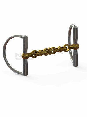 Neue Schule Waterford 14mm Hunter Dee| Dee Ring Snaffle Bits|Brand: Neue Schule Bits