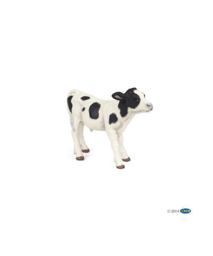 Papo Toy Black and White Calf.