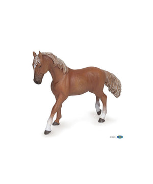 Papo Toy Alezan English Thoroughbred Mare.