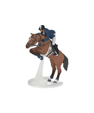 Papo Toy Jumping Horse with Rider.