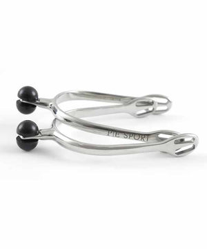 Premier Equine Stainless Steel Plastic Roller Ball Spurs.