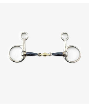 Premier Equine Blue Sweet Iron Baucher with Brass Alloy Lozenge Bit.