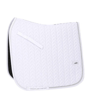 SChockemohle SP Ceramica Dressage Saddle Pad, White.