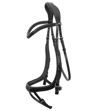 Schockemohle Equitus Alpha Anatomic Bridle, Black/Silver.