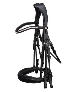 Schockemohle Sports Venice Weymouth with crystal browband.