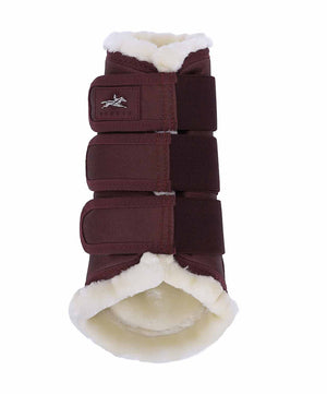 Schockemohle Soft Cosy Leg Guards, Dark Cherry.