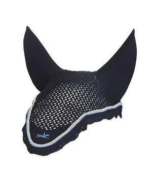 Schockemohle fly veil in Night blue.