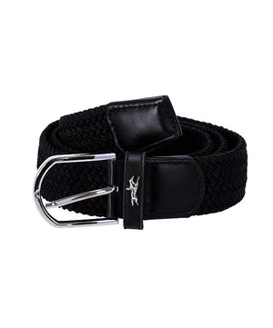 Schockemohle Sporty 24 Logo Belt, Black.