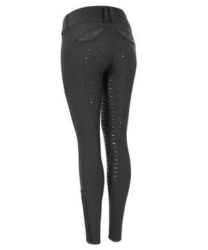 Schockemohle Sports SPNoelle Ladies Full Seat Breech, Graphite, back.