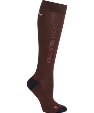 Schockemohle Sporty Winter Socks in Wine.