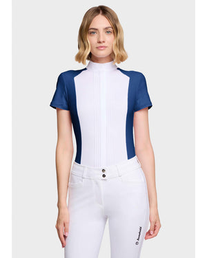 Samshield Greta Short Sleeve Show Shirt, Galactic Blue.