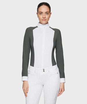 Samshield Lucia Sport Ladies Long Sleeve Show Shirt, Dark Forest.